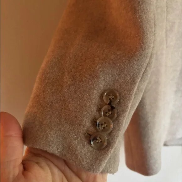 & Other Stories wool taupe oversize blazer - Picture 6 of 10